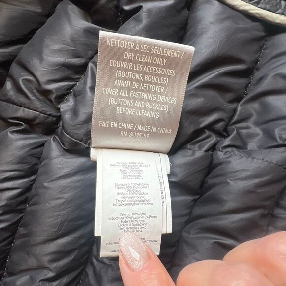 Soia & Kyo Lightweight Down Bomber Jacket Taupe Gray - Picture 11 of 14